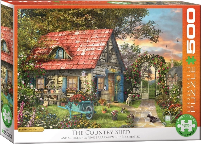 Puzzle Grange de Village XL 500 pièces