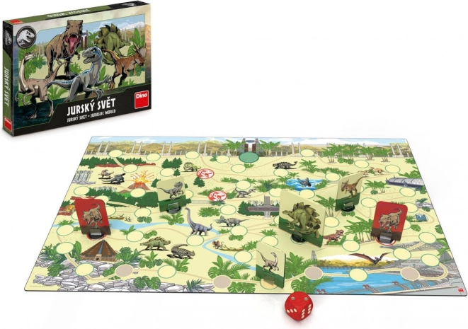 jeu de société pour enfants Jurassic World de Dino