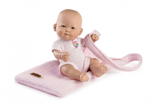 Guca 946 NOUVEAU-NÉ PETITE FILLE - poupée réaliste bébé avec corps tout en vinyle - 25 cm
