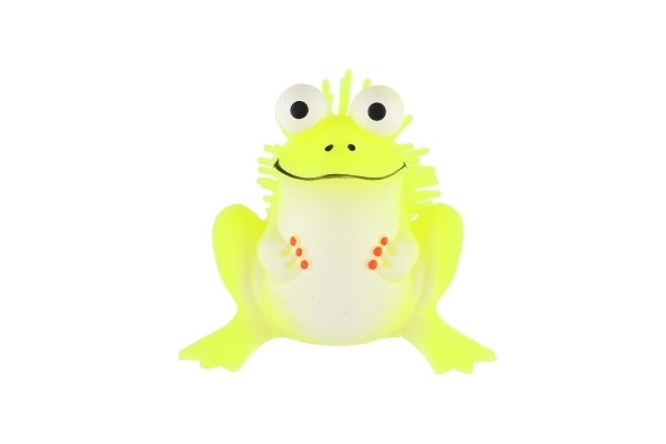 Grenouille anti-stress en silicone à presser 8x9cm 6 couleurs en sachet 12 pièces en boîte