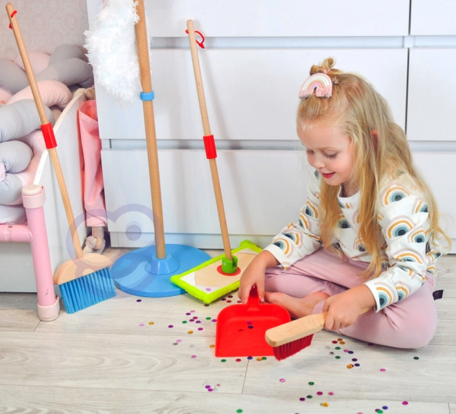 Ensemble de nettoyage en bois pour enfants Tooky Toy