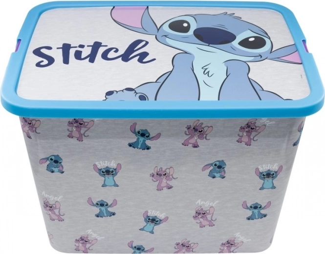boîte de rangement 23 l Stitch et Angel