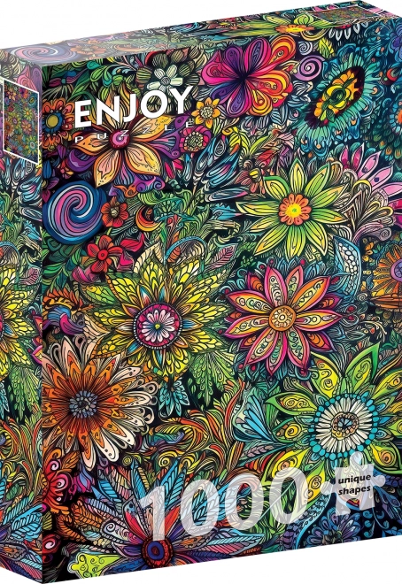 Puzzle Force des fleurs 1000 pièces