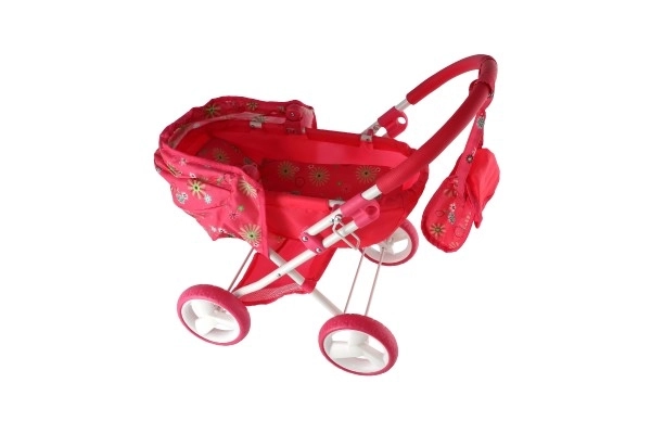 Poussette pour poupées profonde en tissu 58x35x60cm dans une boîte 34x56x8,5cm