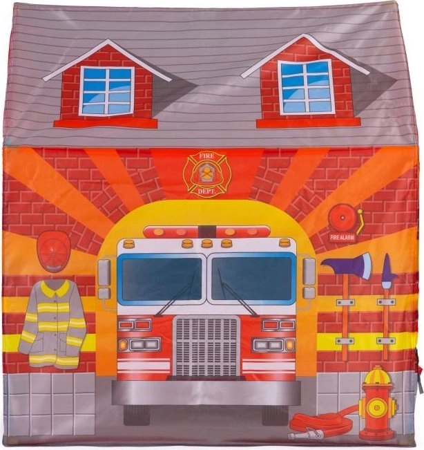 Maison de pompiers IPLAY tente pour enfants avec tunnel