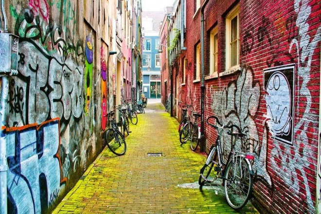 Puzzle Ravensburger Street Art à Amsterdam 3000 pièces
