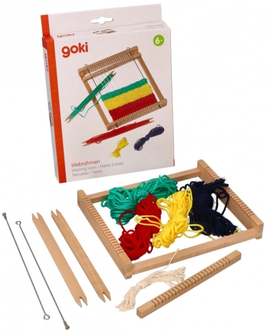 Métier à tisser en bois Goki - petit atelier de tissage