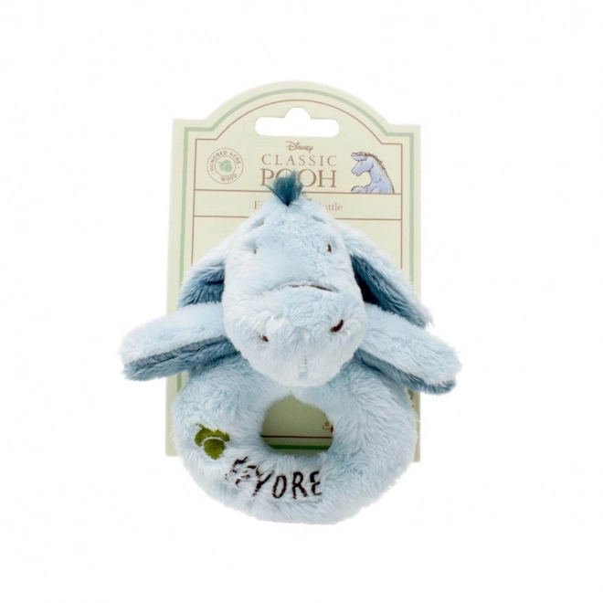 Hochet en peluche Arc-en-ciel Bourriquet