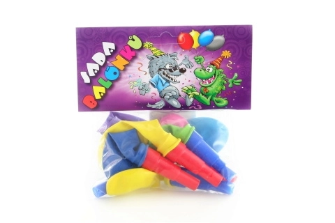 Ballons gonflables avec sifflet, ensemble de 7 pièces