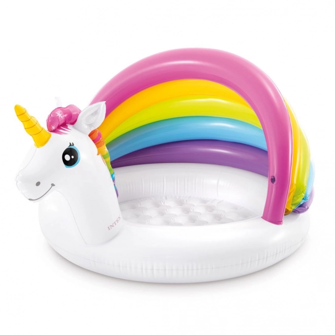 57113NP Piscine avec toit licorne