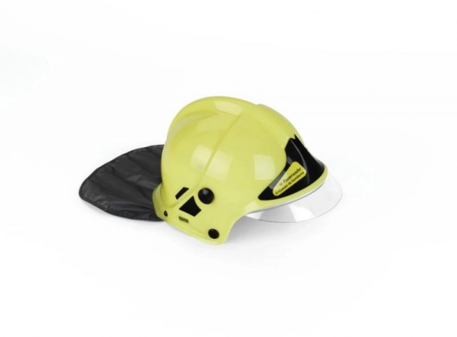 Casque de pompier, jaune