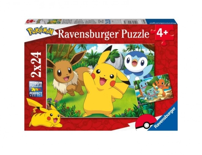 Puzzle Pokémon 2x24 pièces