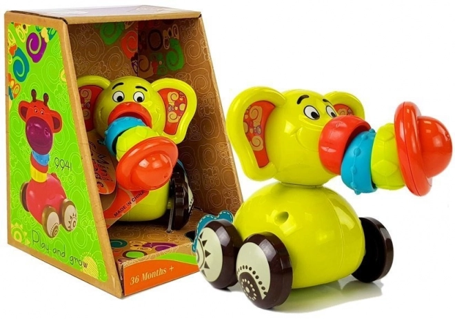 Petite voiture Éléphant pour Bébés avec Tronc Mobile
