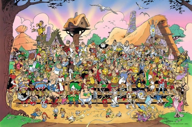 Puzzle Ravensburger Astérix et Obélix : Photo de famille 3000 pièces