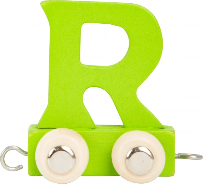 Petit train en bois – alphabet coloré lettre R small foot