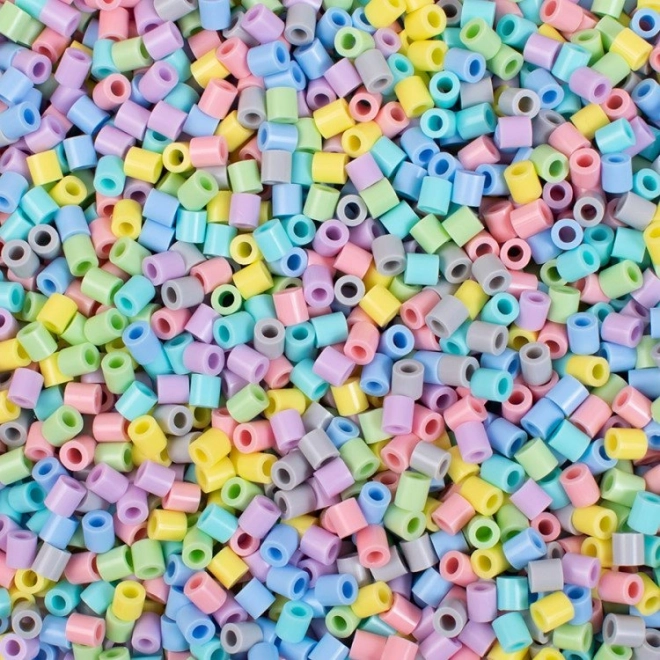 Perles à repasser en seau - pastel, 10000 pcs