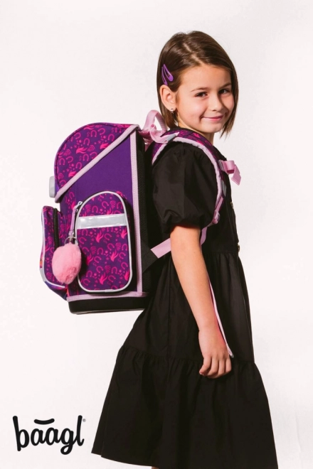 ENSEMBLE BAAGL 3 Ergo Cheval : cartable, trousse, sac