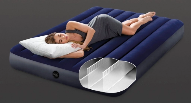 Matelas gonflable INTEX Double Velours 191x137 cm