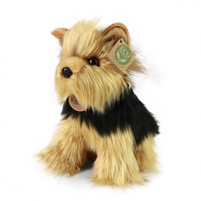 Chien en peluche terrier yorkshire 25 cm ÉCOLO