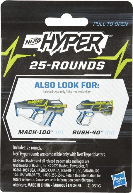 Nerf Hyper 25 recharges Boost Refill F0576