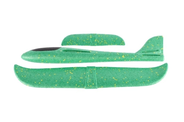 Avion planeur modèle en mousse 47cm 3 couleurs sur carte