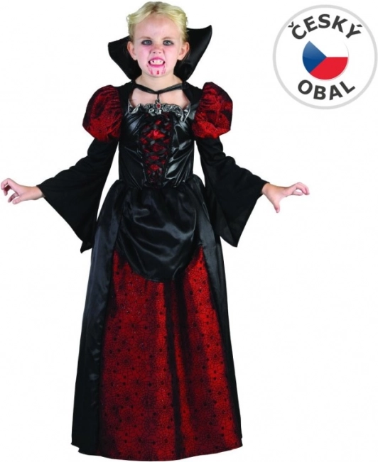 Robe de carnaval Vampire pour enfants, taille 120 - 130 cm