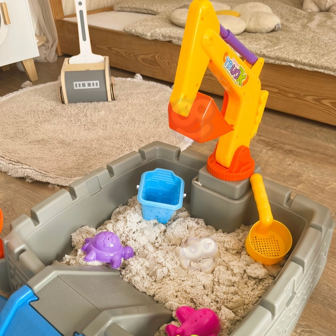 Bac à sable portable WOOPIE Château avec 9 accessoires