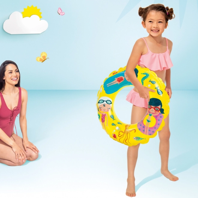 Cercle gonflable 61 cm en sac 6-10 ans