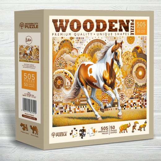 Puzzle en bois Cheval élégant 505 pièces