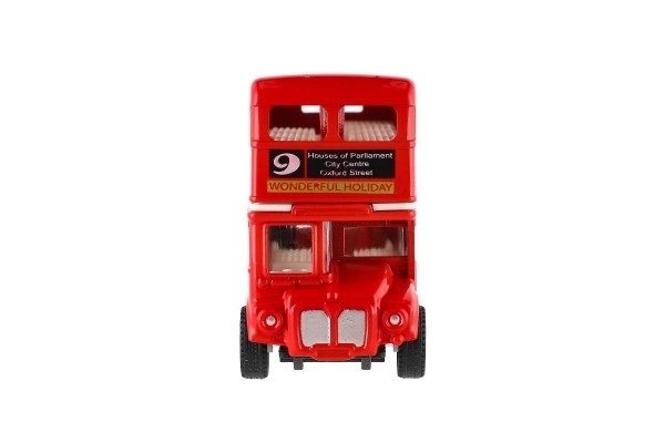 Bus à impériale rouge Londres 12 cm