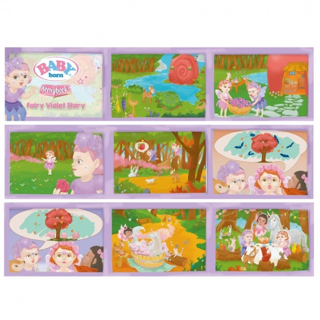 Baby Born Storybook Fée Lilas - 18 cm
