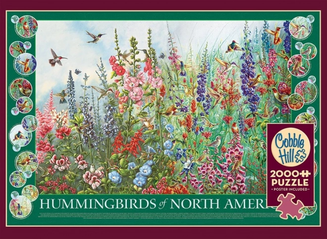 Puzzle Colibris d'Amérique du Nord 2000 pièces de Cobble Hill