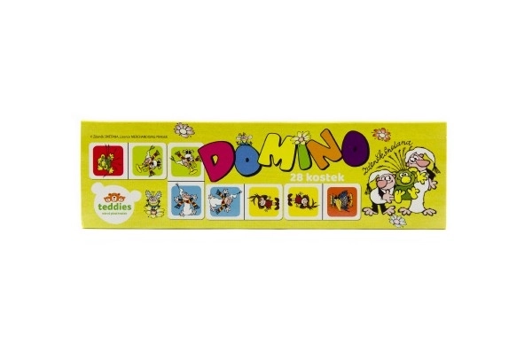 Domino Viens avec nous dans le conte de fées 28 pièces jeu de société en boîte 21x6x3cm