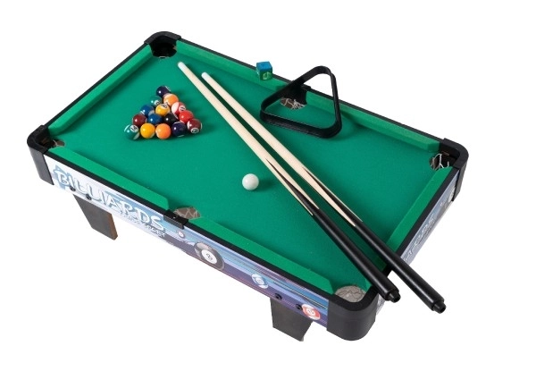 Billard de table bois/plastique en boîte 62x36x6cm