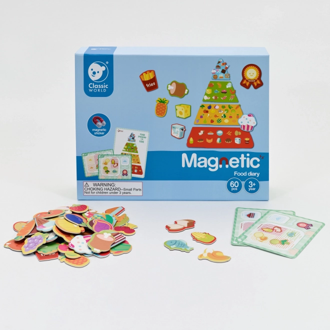 Science de la nutrition pour enfants avec tableau magnétique