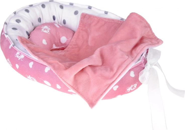 Nid tout doux avec oreiller et couverture