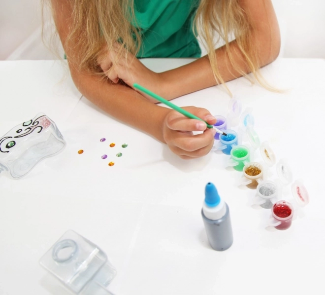 Ensemble créatif Vases scintillants - peinture sur verre