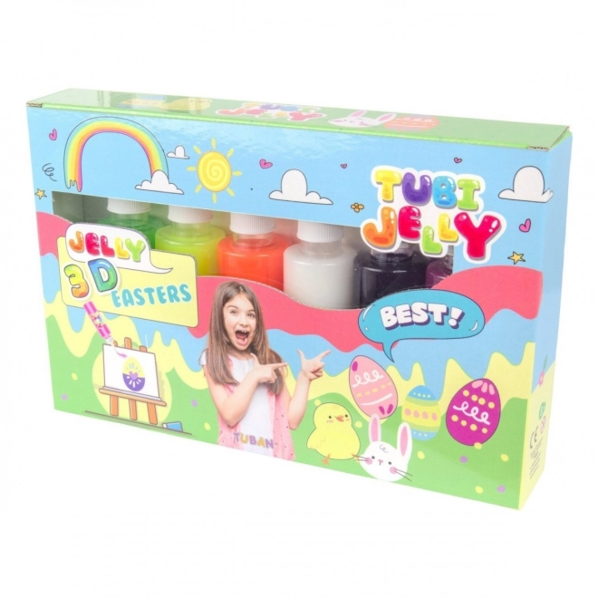 Ensemble Tubi Jelly 6 couleurs - Pâques