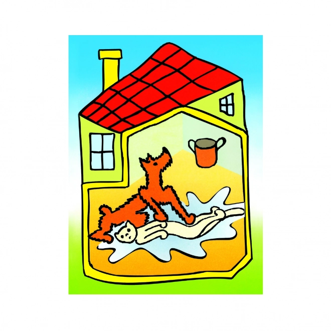 Cubes en bois Chien et Chat – 12 cubes
