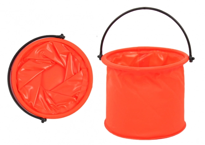Seau multifonction pliant PVC orange