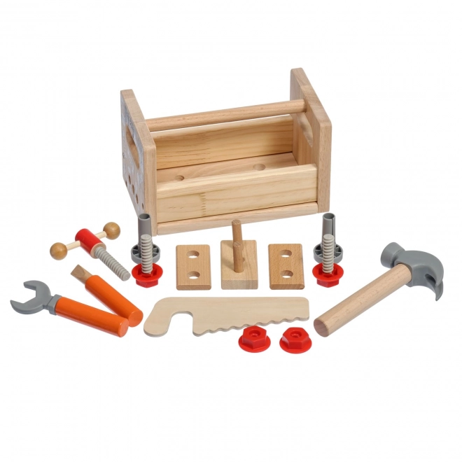 Lucy & Leo Grand charpentier - ensemble en bois d'outils avec établi
