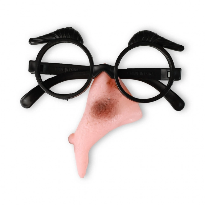 Nez avec lunettes de sorcière
