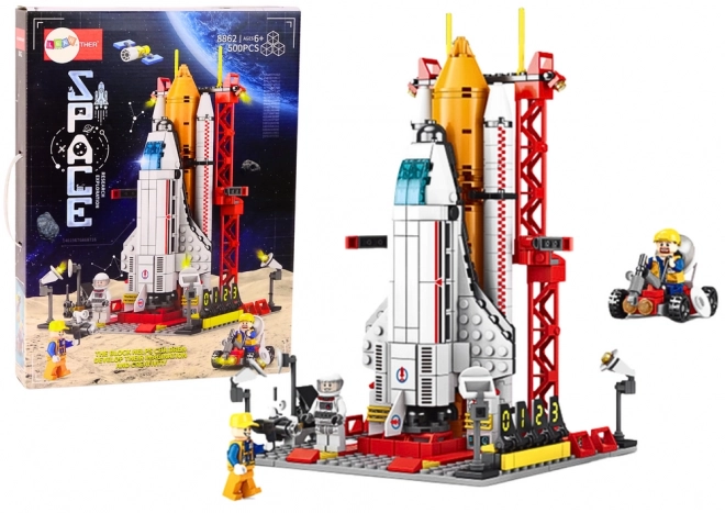 Plateforme de lancement de fusée - ensemble de construction - 500 pièces