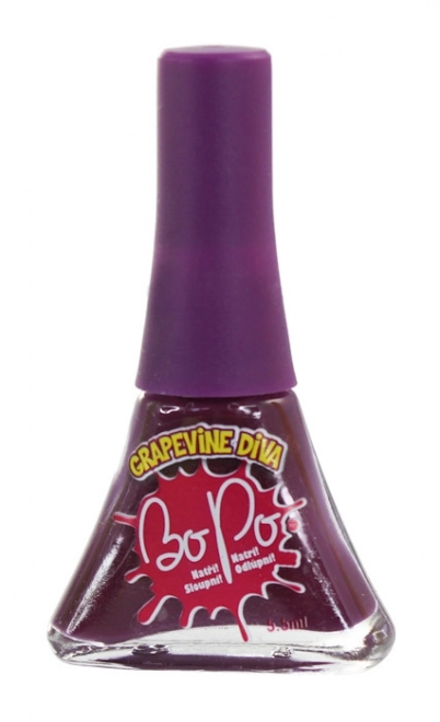 Vernis à ongles BO-PO violet foncé avec un parfum de diva vigne