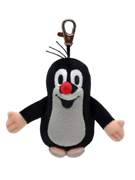 Krtek avec mousqueton peluche 10cm sur carte