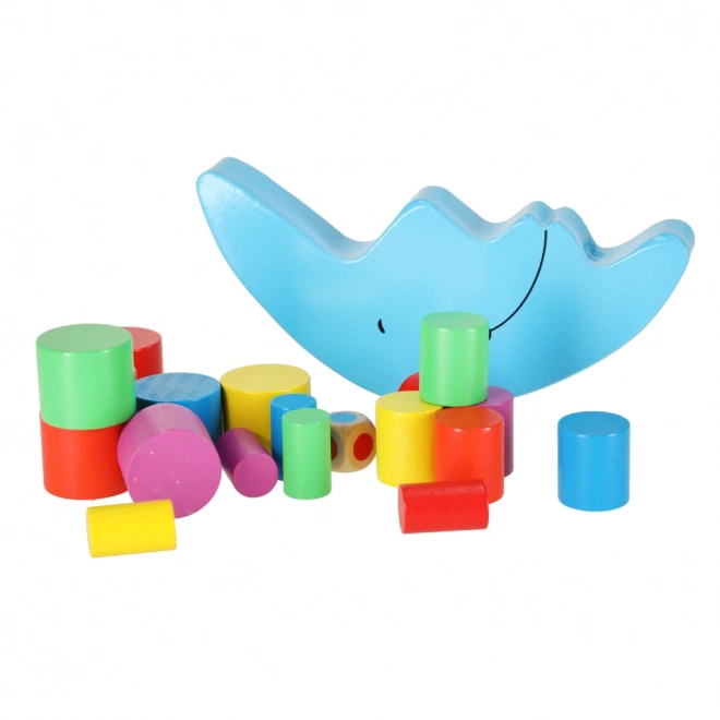 Jeu d'équilibre en bois Montessori - Lune
