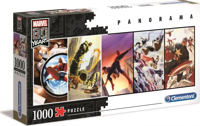 Puzzle panoramique Clementoni Marvel 80 ans 1000 pièces