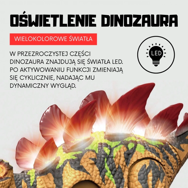 Woopie Dinosaurus télécommandé RC Robot Stégosaure