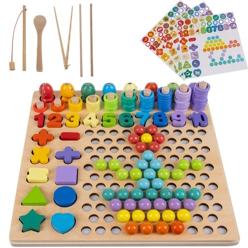 Mosaïque créative et pêche magnétique