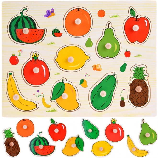 Puzzle en bois des fruits
